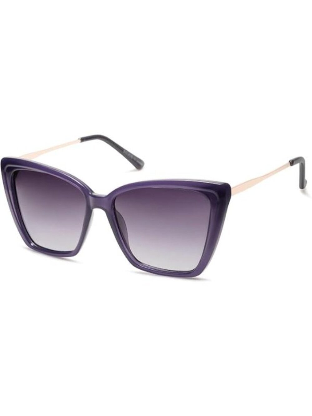 SOJOS Women's Polarized Square Cat Eye Sun Glasses UV Protection SJ2206 Violet